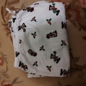 Disney White Pajama Pants with Mickey Mouse Print
